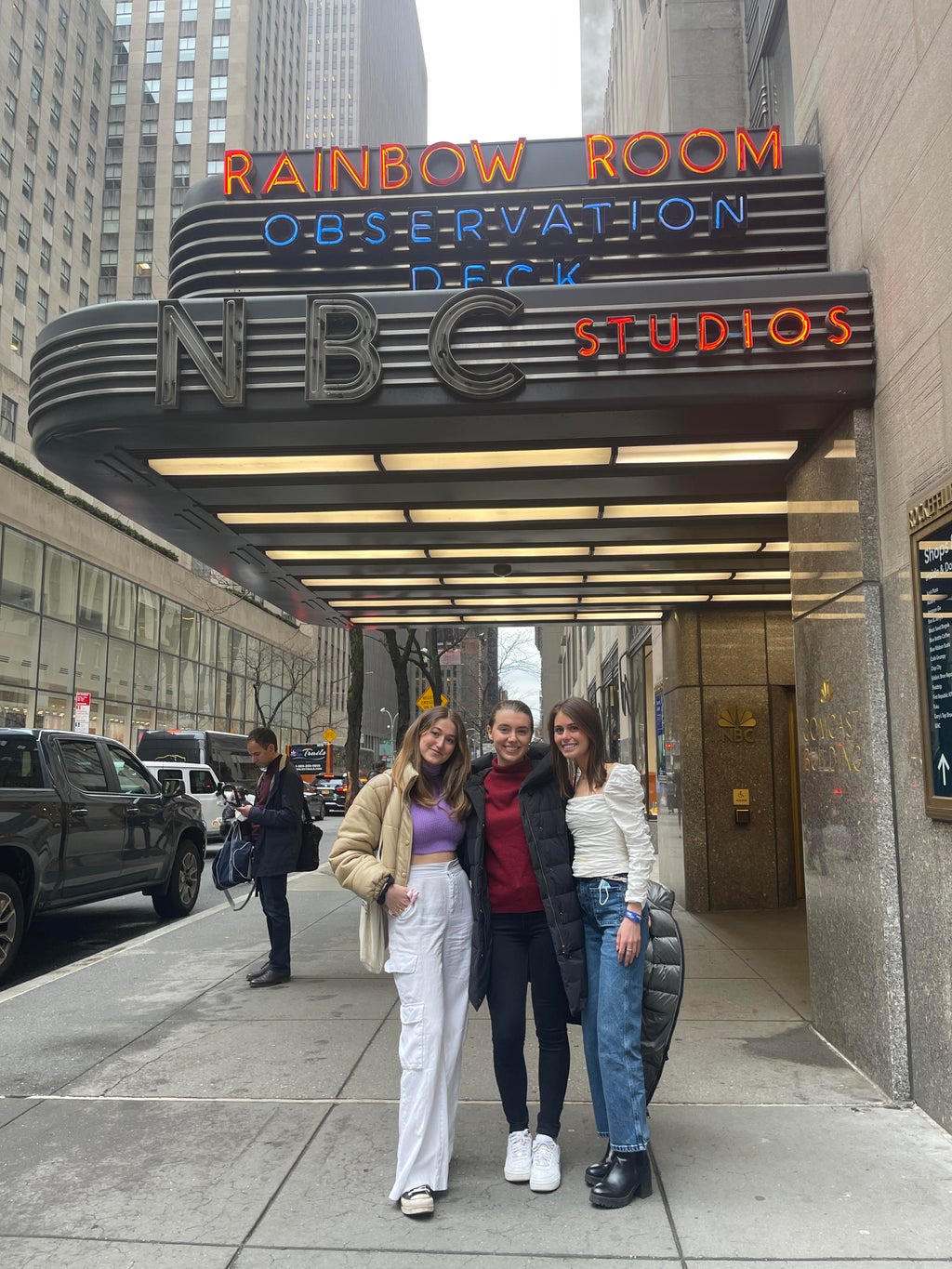Goldenberg with friends at NBC\'s Rainbow Room.