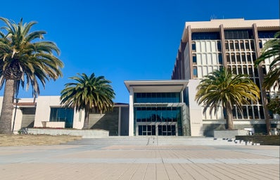 the UCSB library