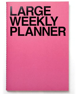 large weekly planner