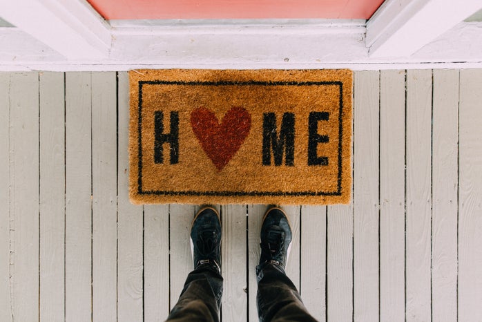 home doormat welcome sign by Kelly Lacy?width=698&height=466&fit=crop&auto=webp