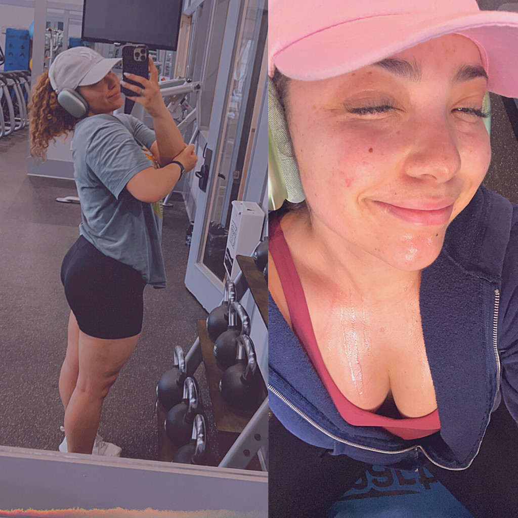 Gym selfies Arden Ericson