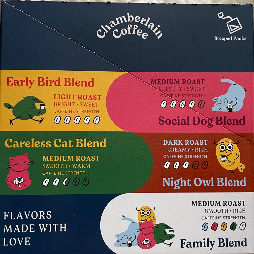 Chamberlain Coffee flavors