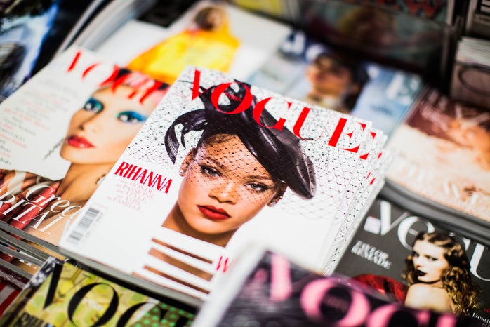 RIhanna on the cover of Vogue