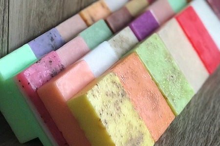 Soap, color, bath, bath products