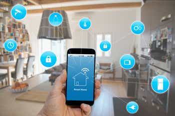 Smart home management using a smartphone