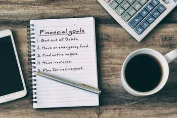 Financial planning notebook