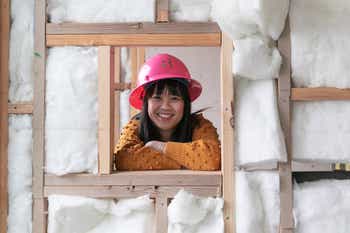 Joy Cho inside house