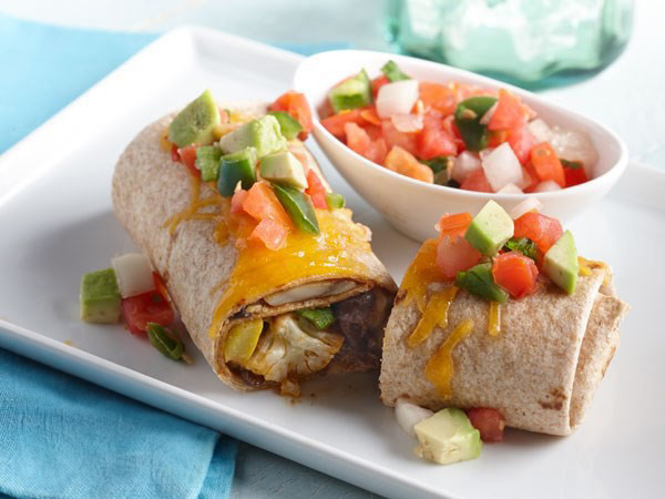 One Skillet Cauliflower Burritos  |  Hy-Vee