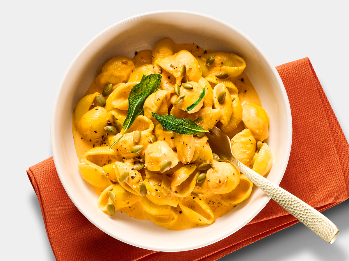 Creamy Pumpkin Mac and Cheese  |  Hy-Vee