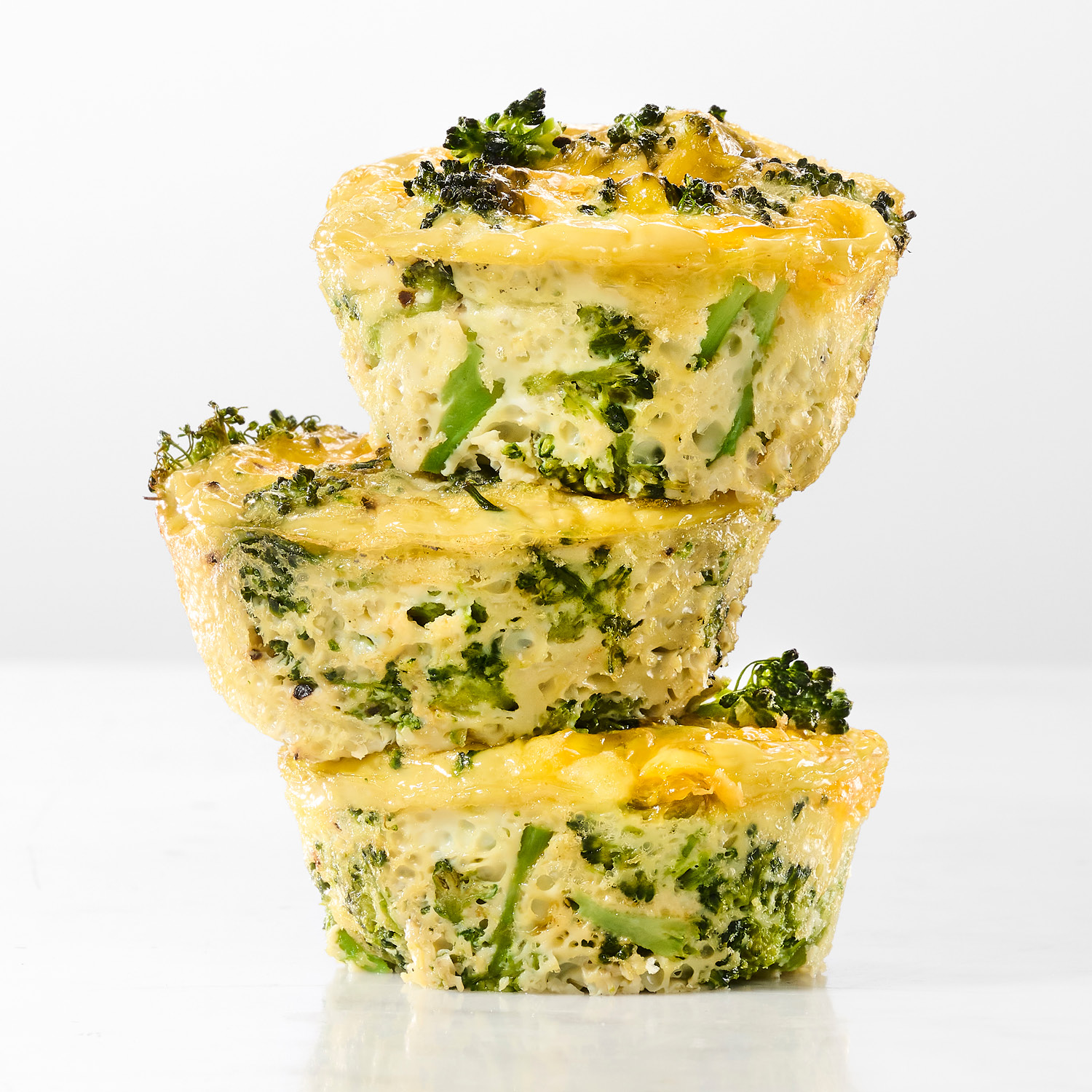Broccoli and Cheese Mini Egg Omelets | Hy-Vee