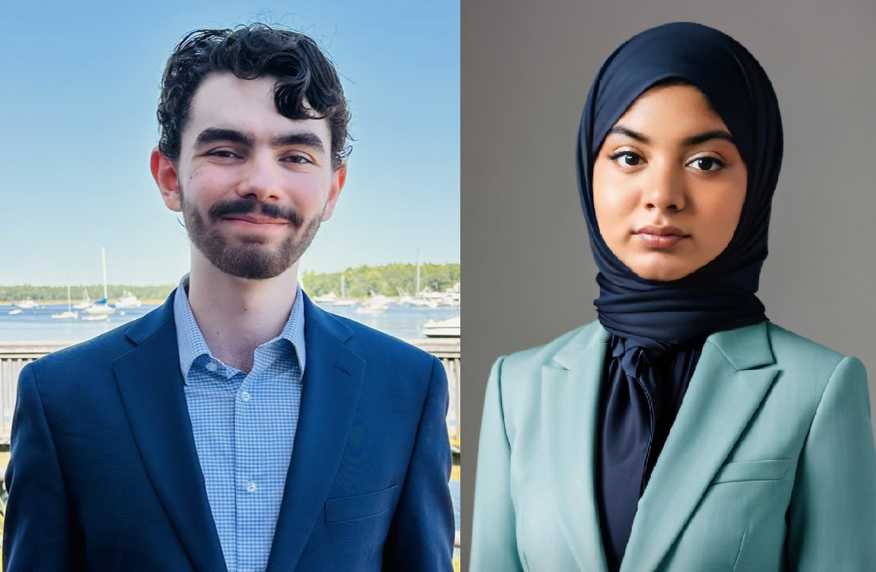 Two Emmanuel Student researchers