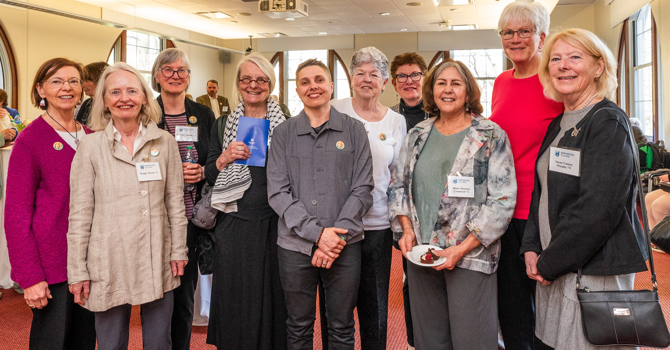 Dorothy Day Lecture Series committee with speaker Kade Crockford