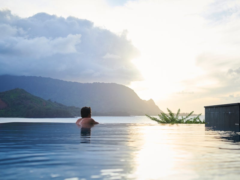 Adult infinity pool