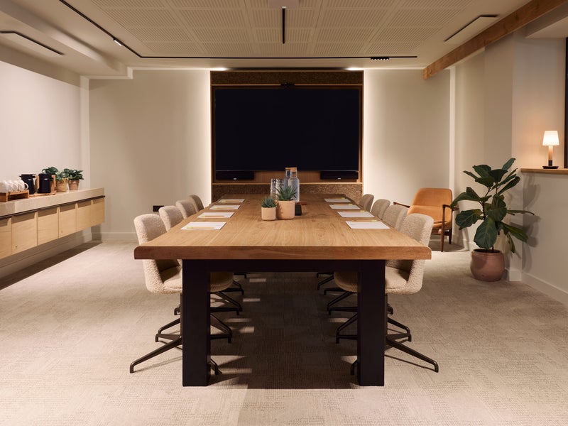 Poplar boardroom