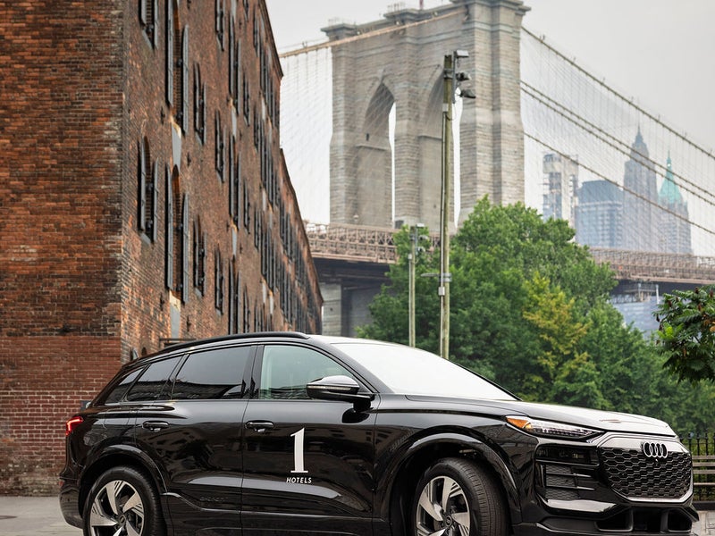 Audi fully electric e-tron house car