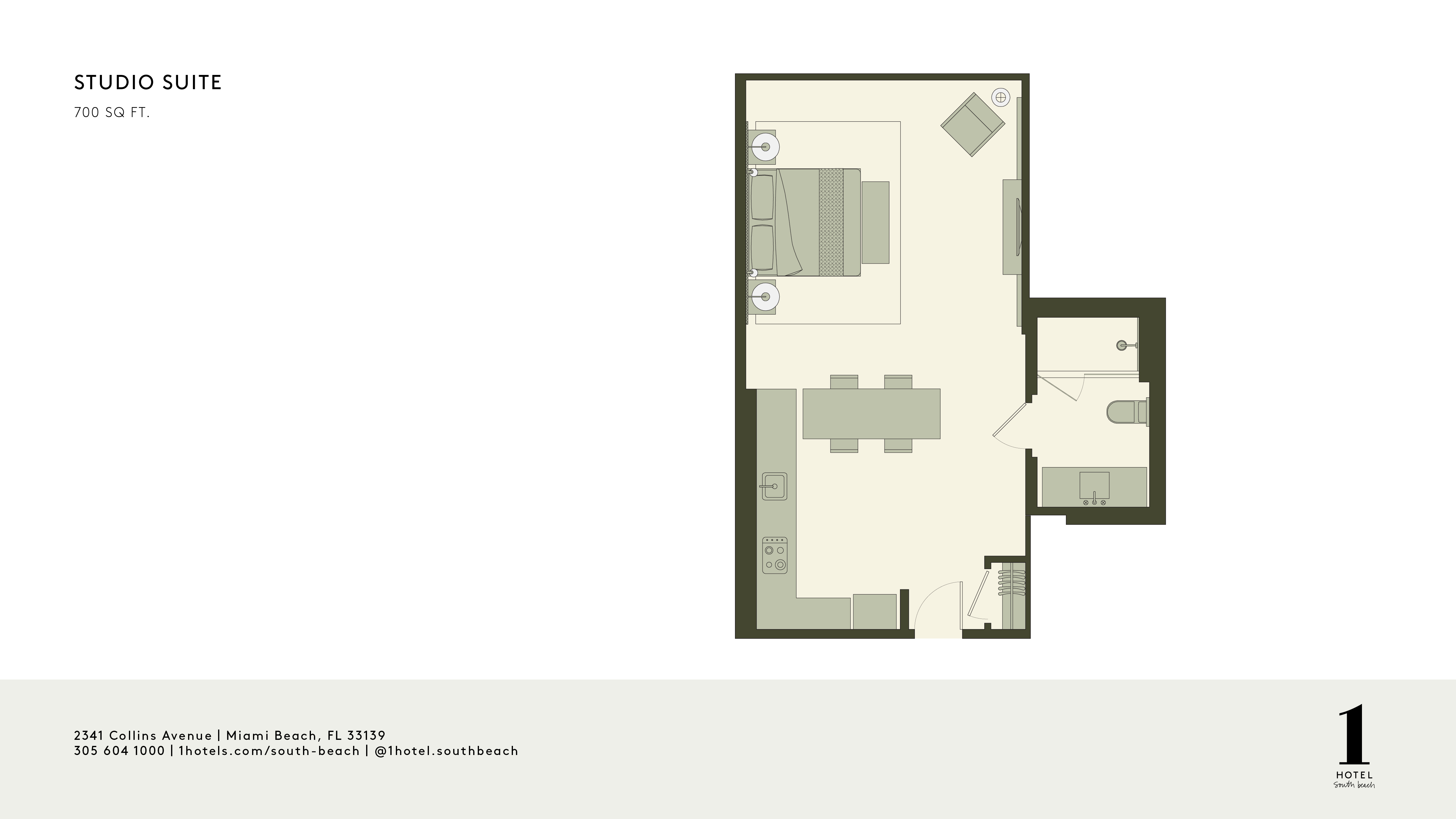 Plattegrond studiosuite