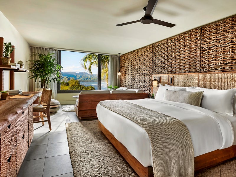 a hotel room