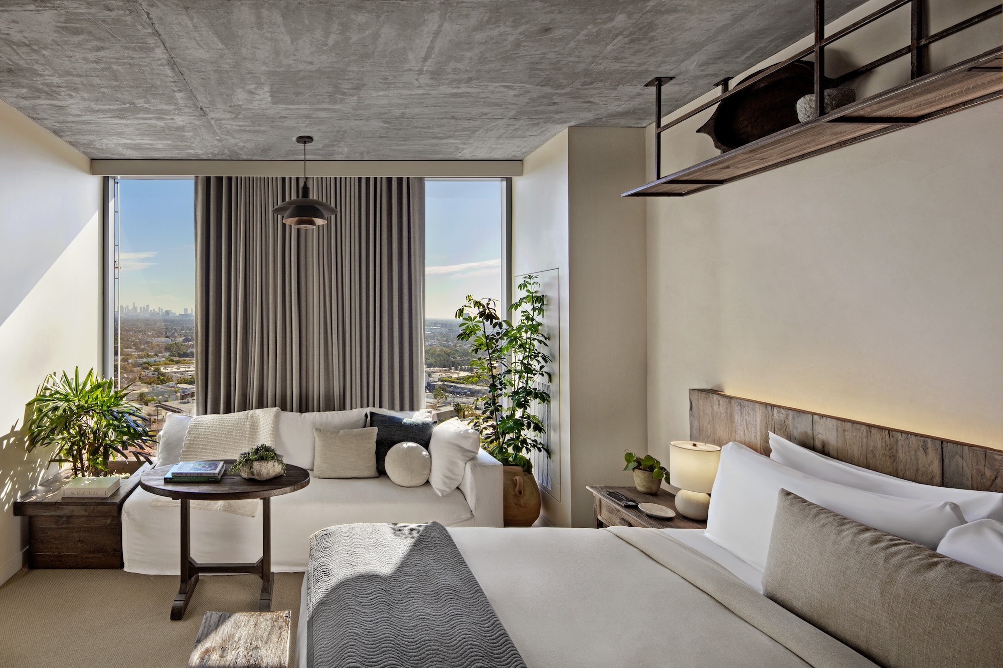 Bedroom with a couch at 1 Hotel West Hollywood