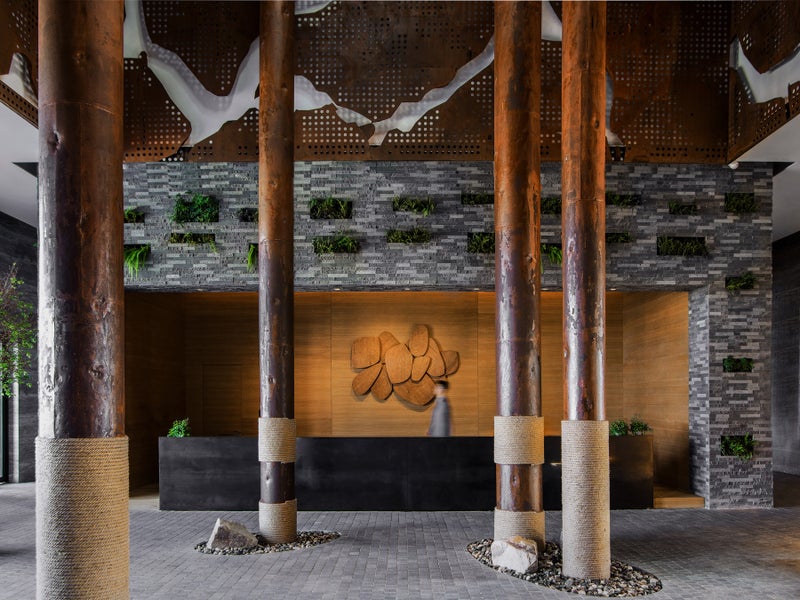 Front desk at the lobby
