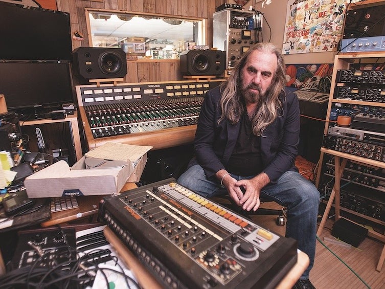 Arthur Baker in his Studio