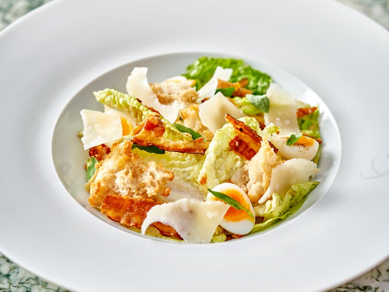 Dovetale Caesar salad Confit chicken