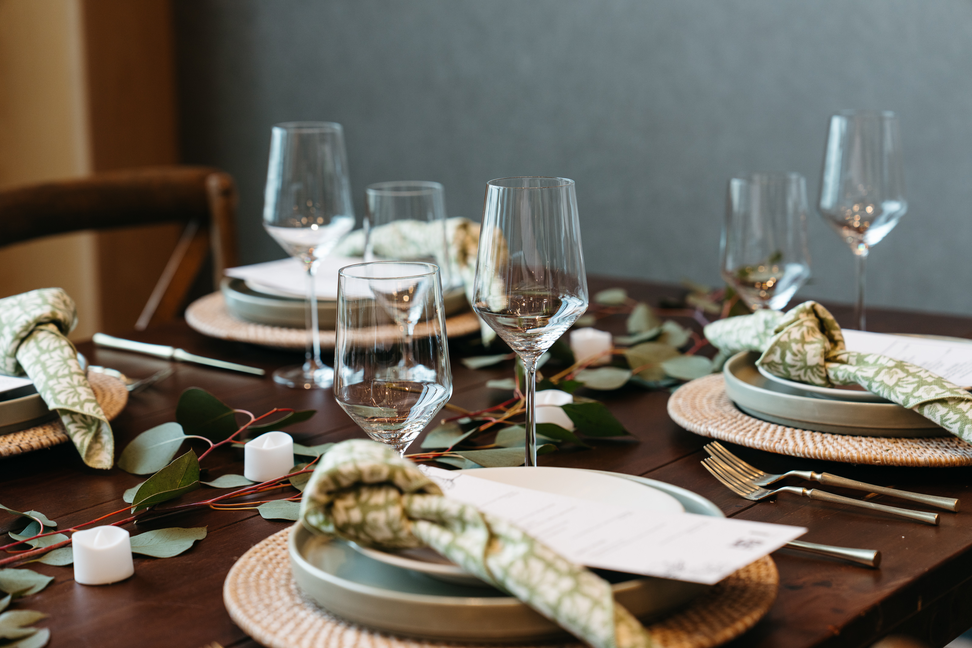 Table Settings for Events