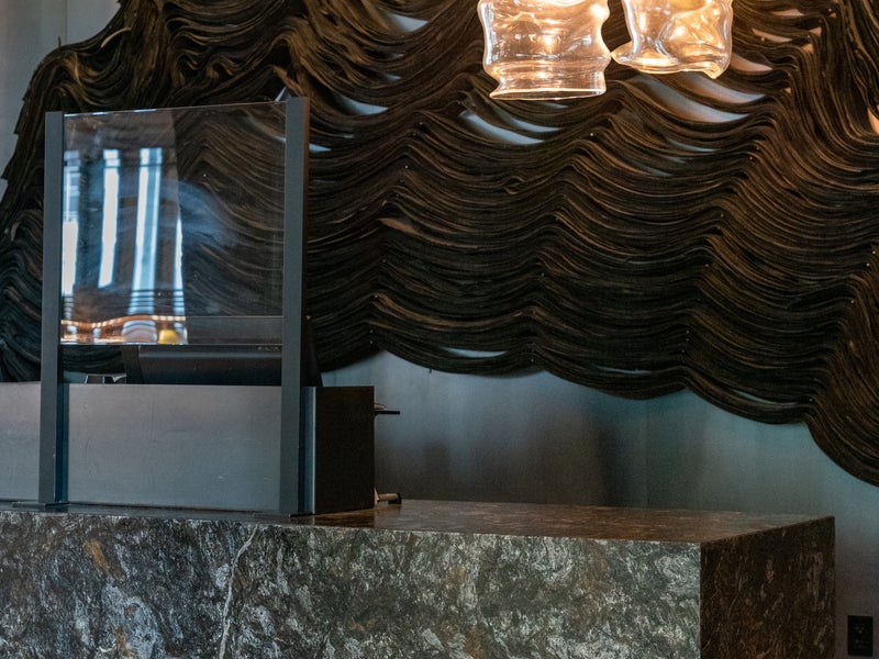 Front desk at the lobby