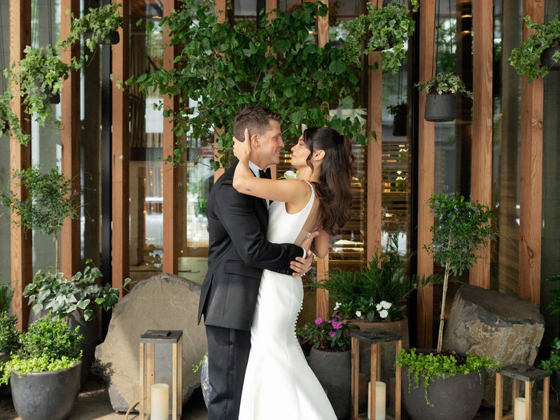bride and groom