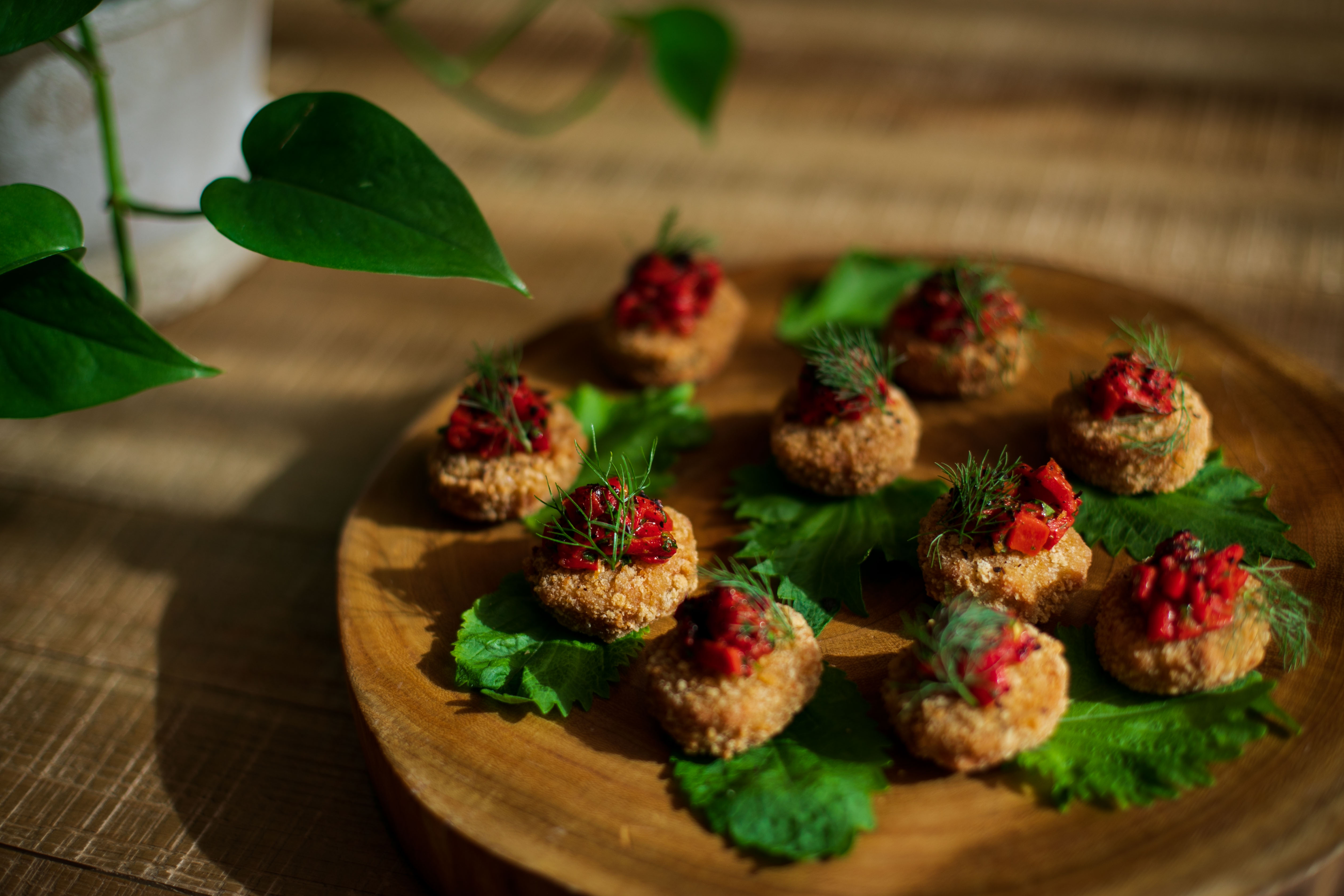 Passed appetizers at 1SF