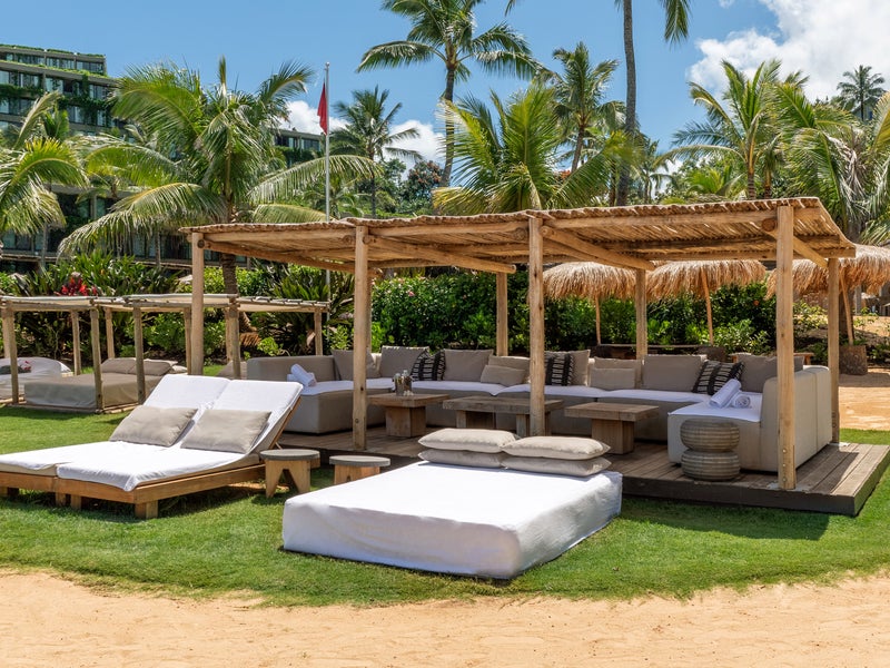 Kupukupu beach cabana