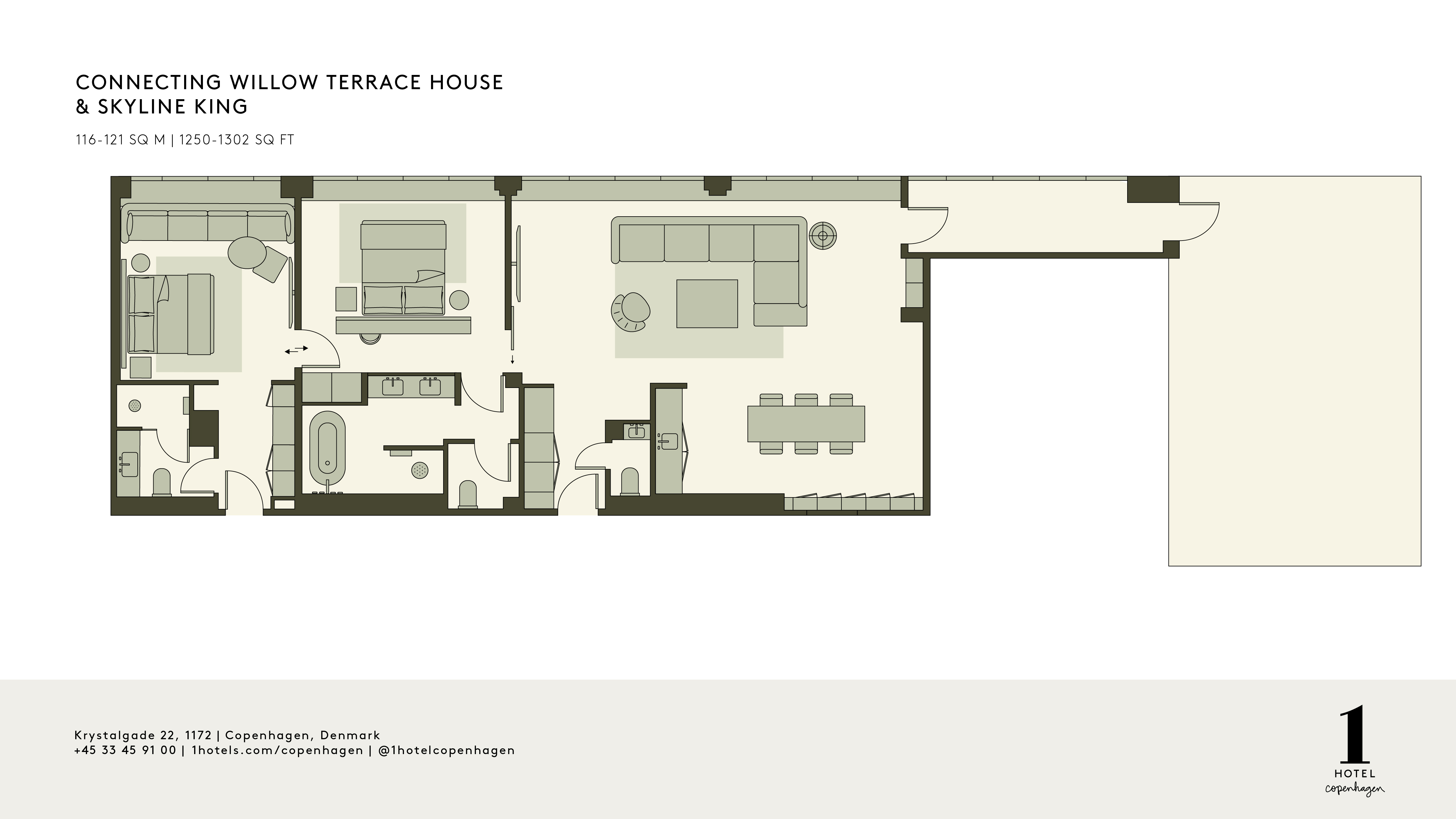 Connecting Room Floorplan