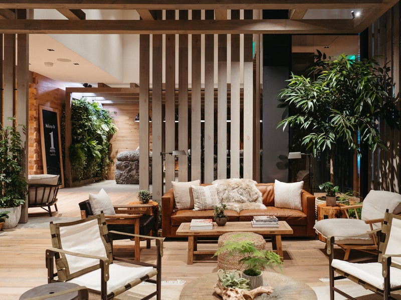 Lobby seating area