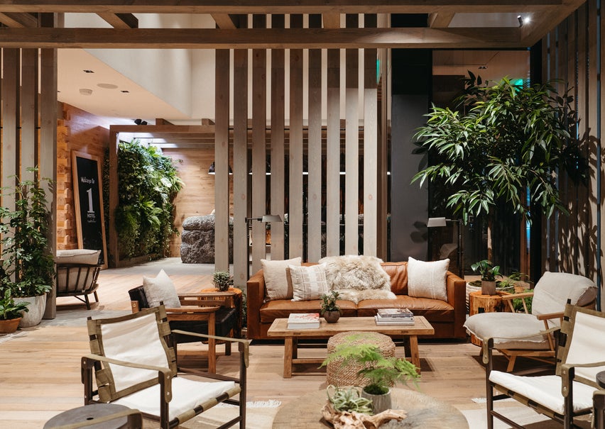 Lobby seating area