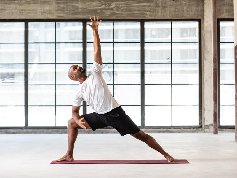 Person doing yoga