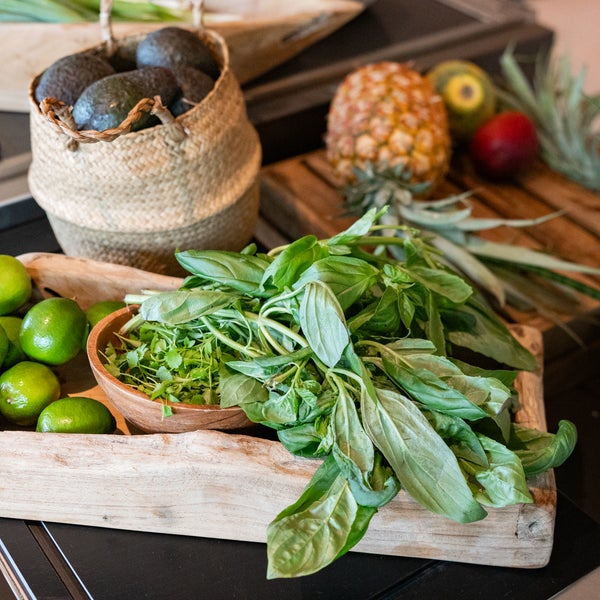 various ingredients on a table