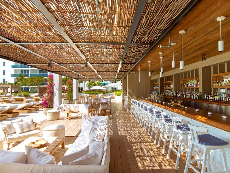 Bar and lounge area