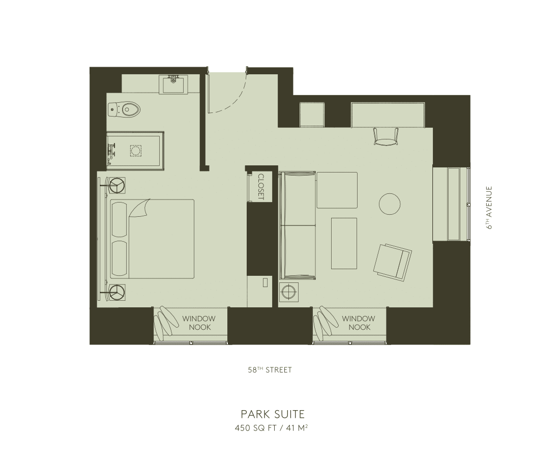 Park suite planløsning
