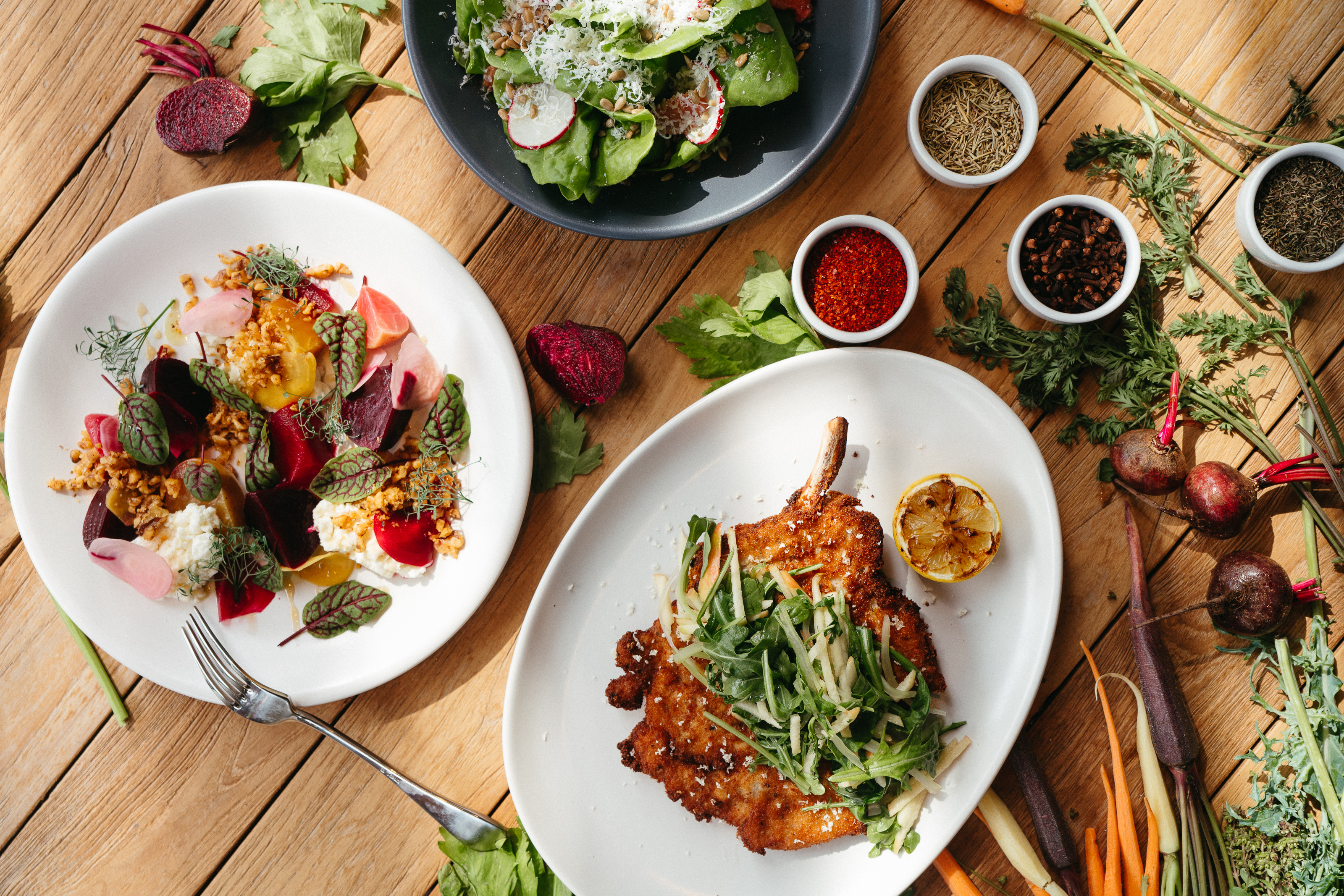 1 Kitchen Dishes with Vegetables