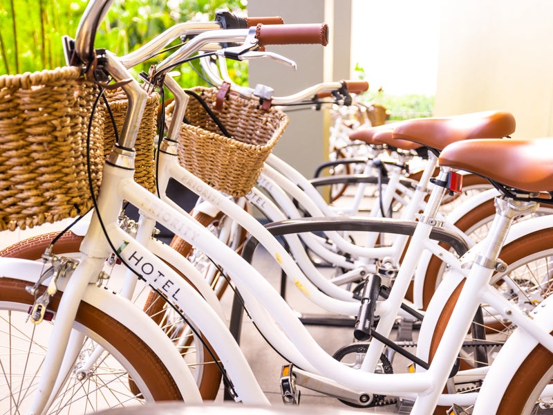 White bikes