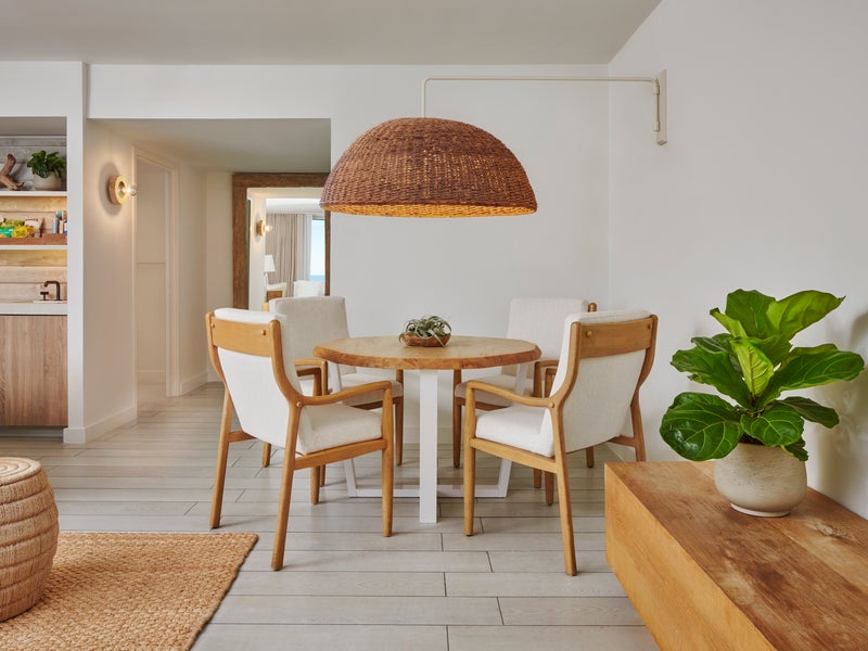 seating area with table