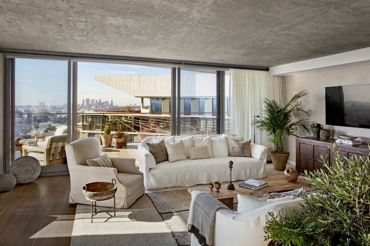 Soggiorno della suite Canyon