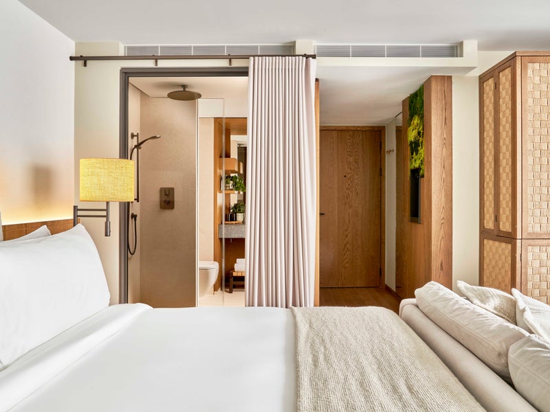 Lounge king bed at 1Hotel Mayfair