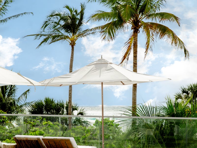 Image of a beach umbrella