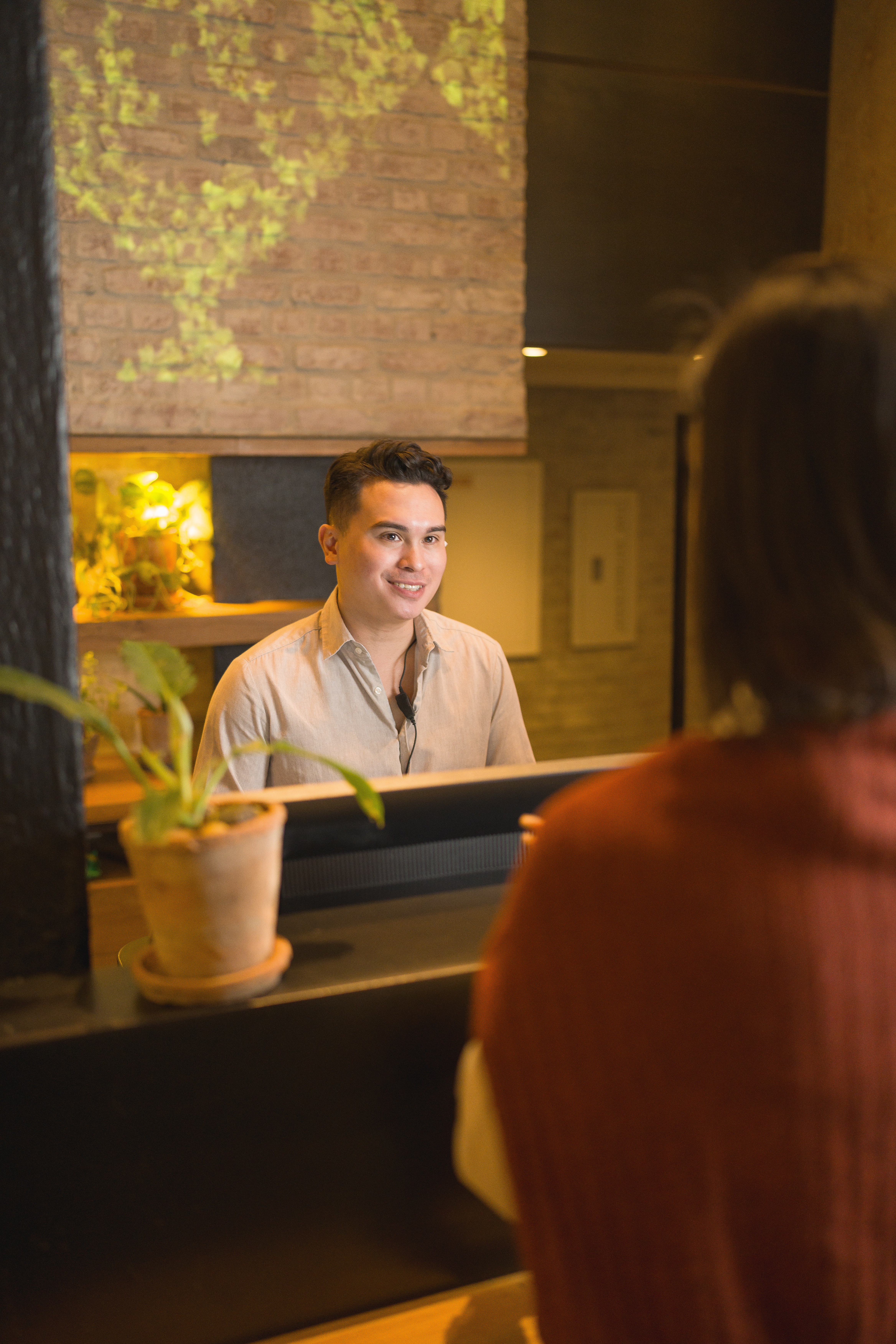 Front Desk with clerk