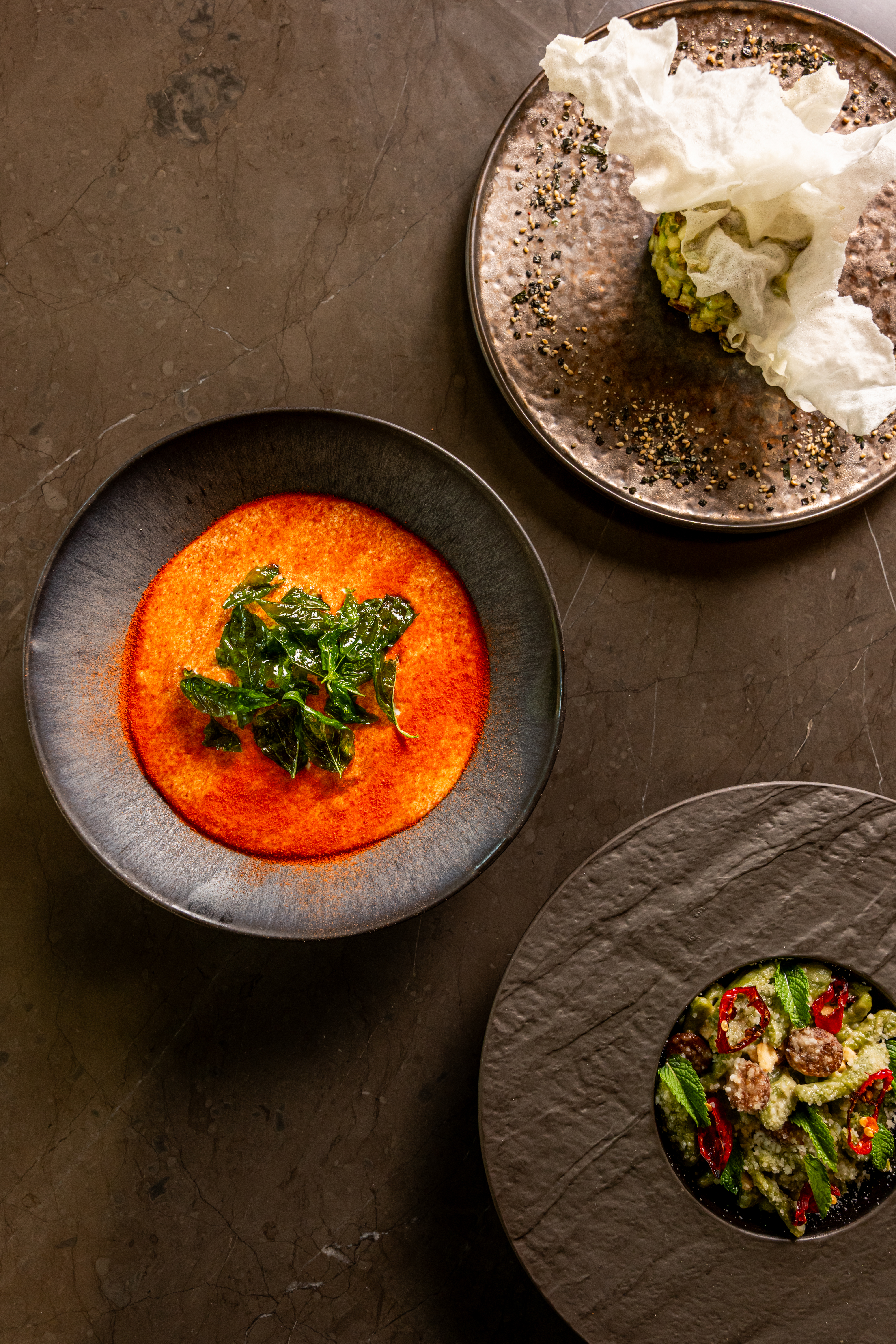 view of la loba dishes