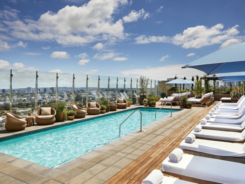 Rooftop pool