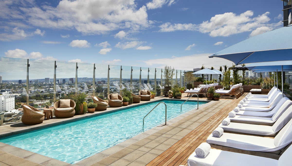 Rooftop pool