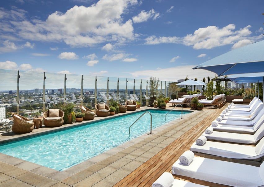 Rooftop pool