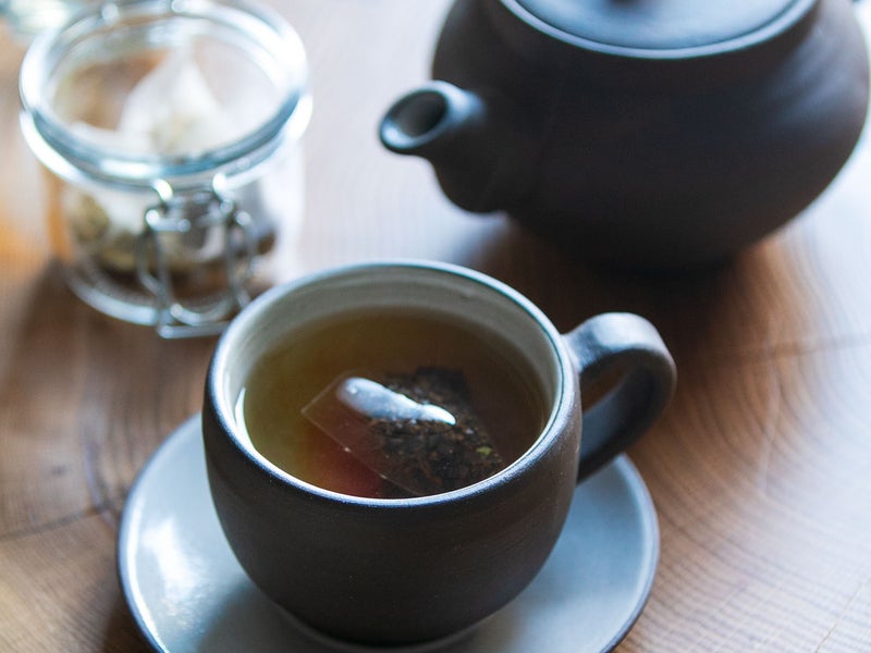 Tea pot & cups