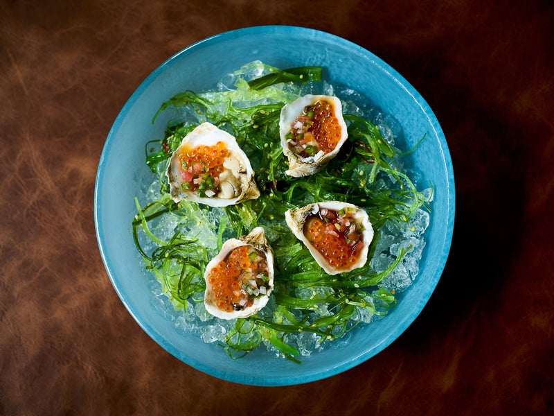 Tokyo oysters at La Loba